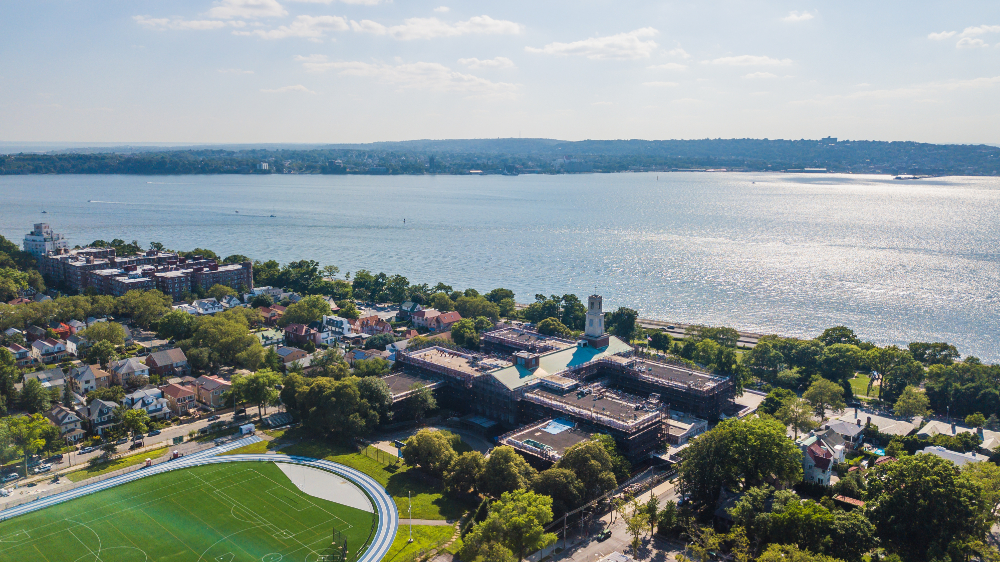 Aerial view Staten Island